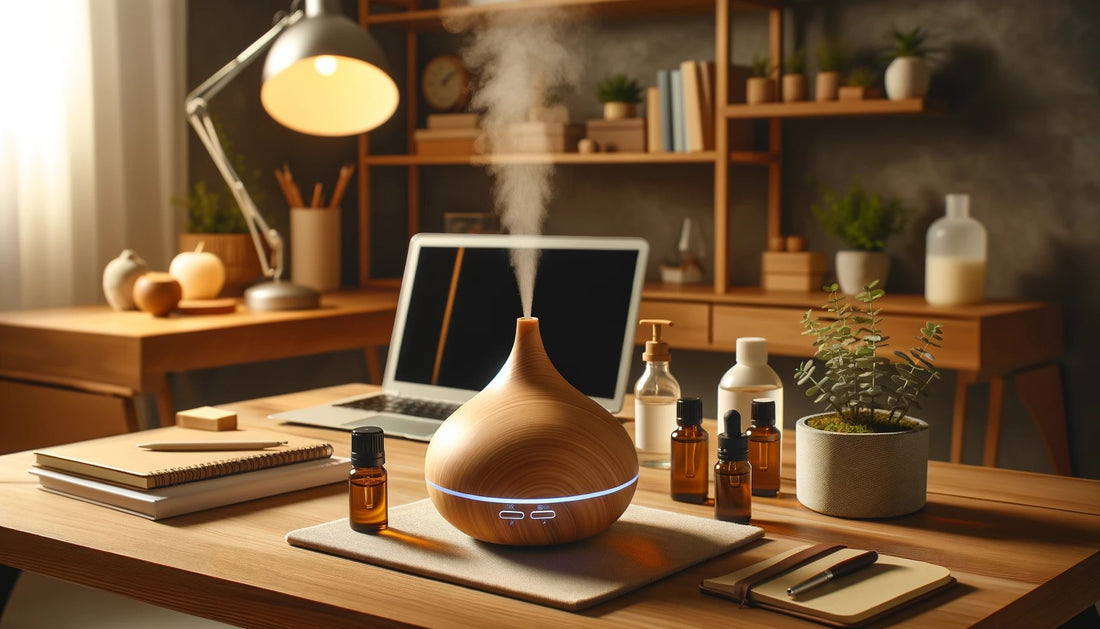 Thuis werken: gebruik aroma diffuser en etherische oliën