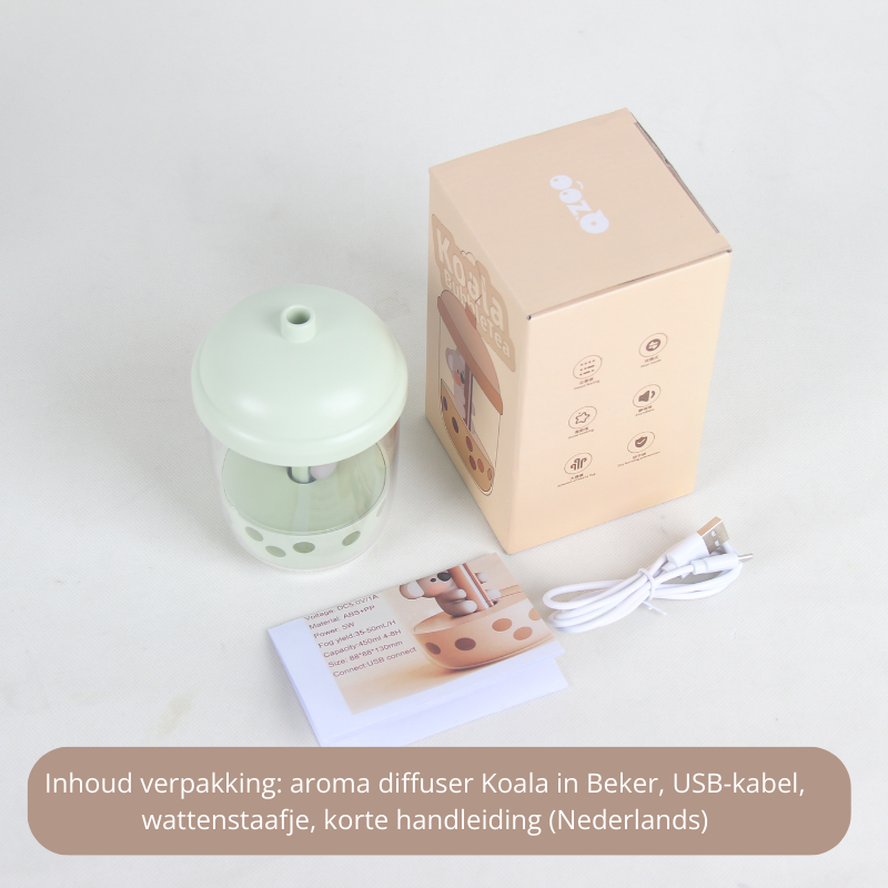 Koala in Beker Aroma Diffuser