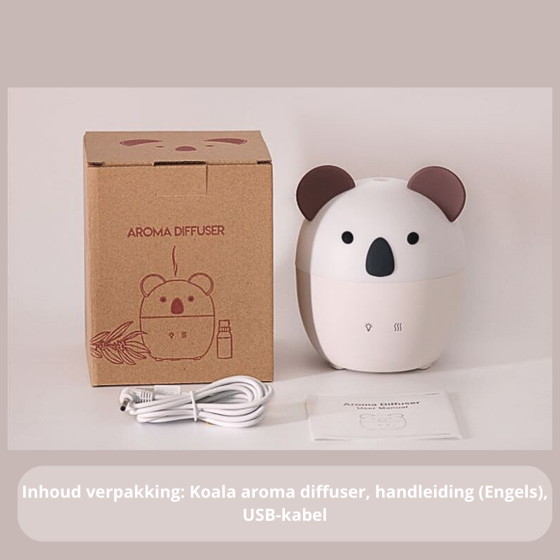 Koala Aroma Diffuser met nachtlampje voor baby's en kinderen