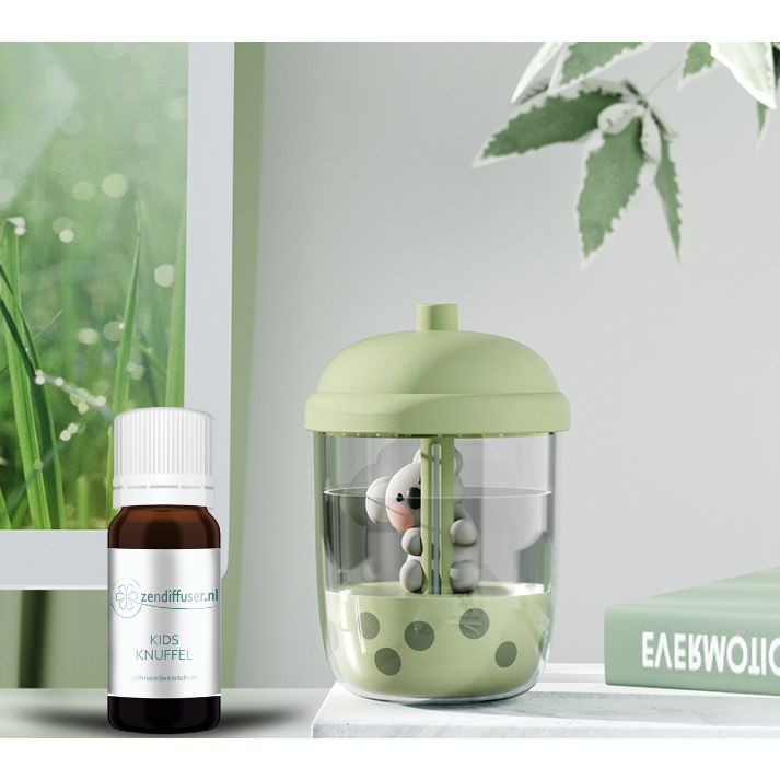 Cadeauset: Koala in beker Aroma Diffuser + Kids Knuffel olie