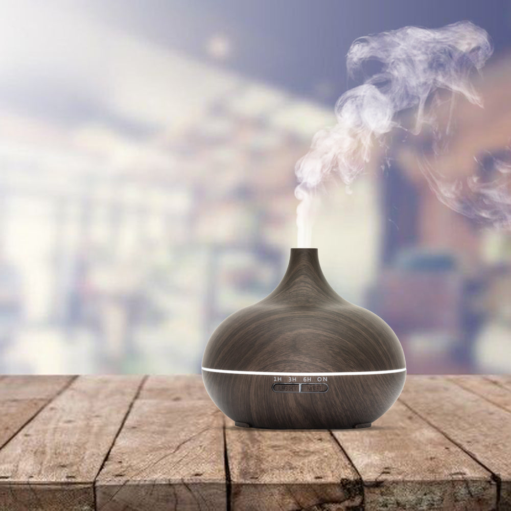 Qi Flow Pro - Donker Hout - Aroma Diffuser