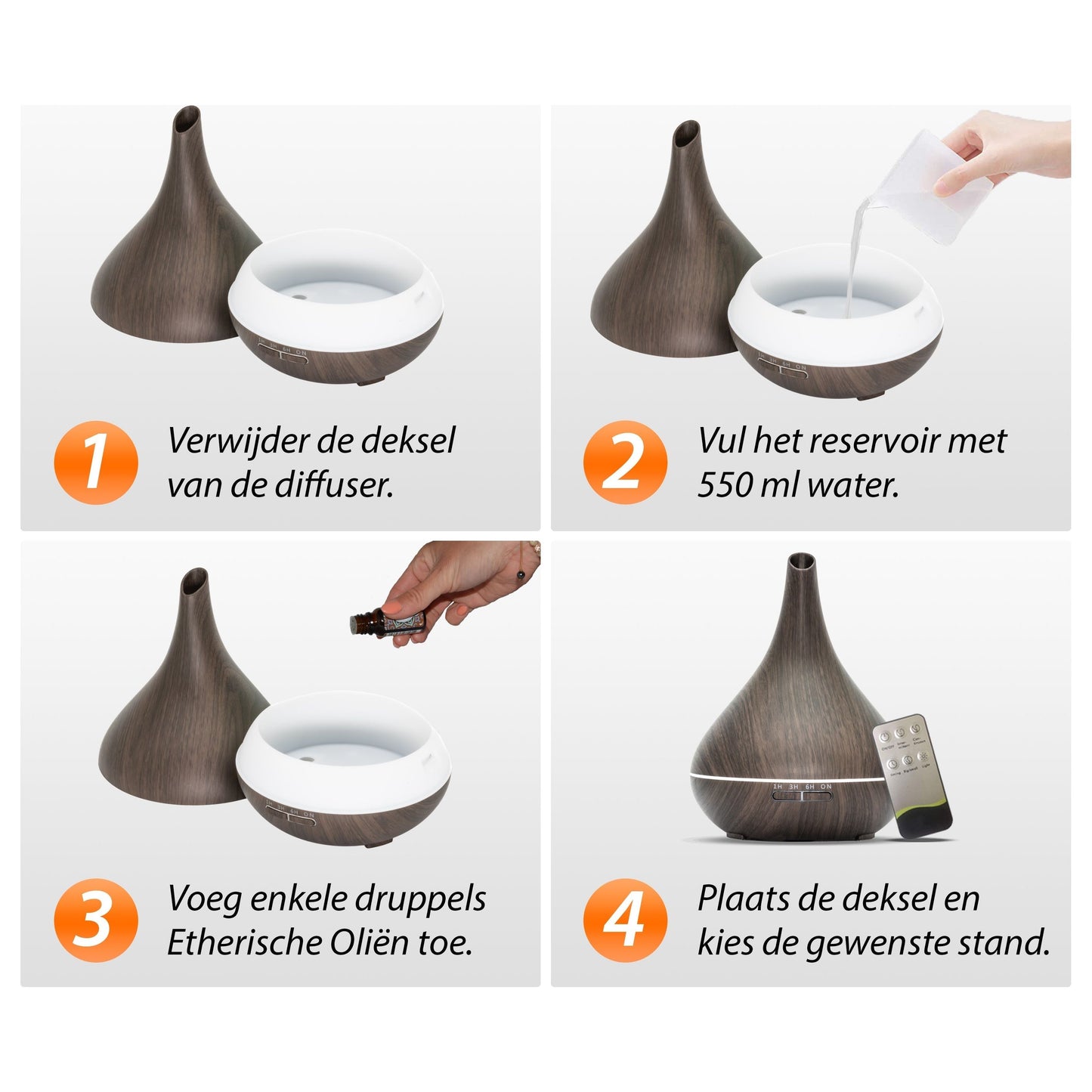 Karma Scent Pro - Donker Hout - Aroma Diffuser