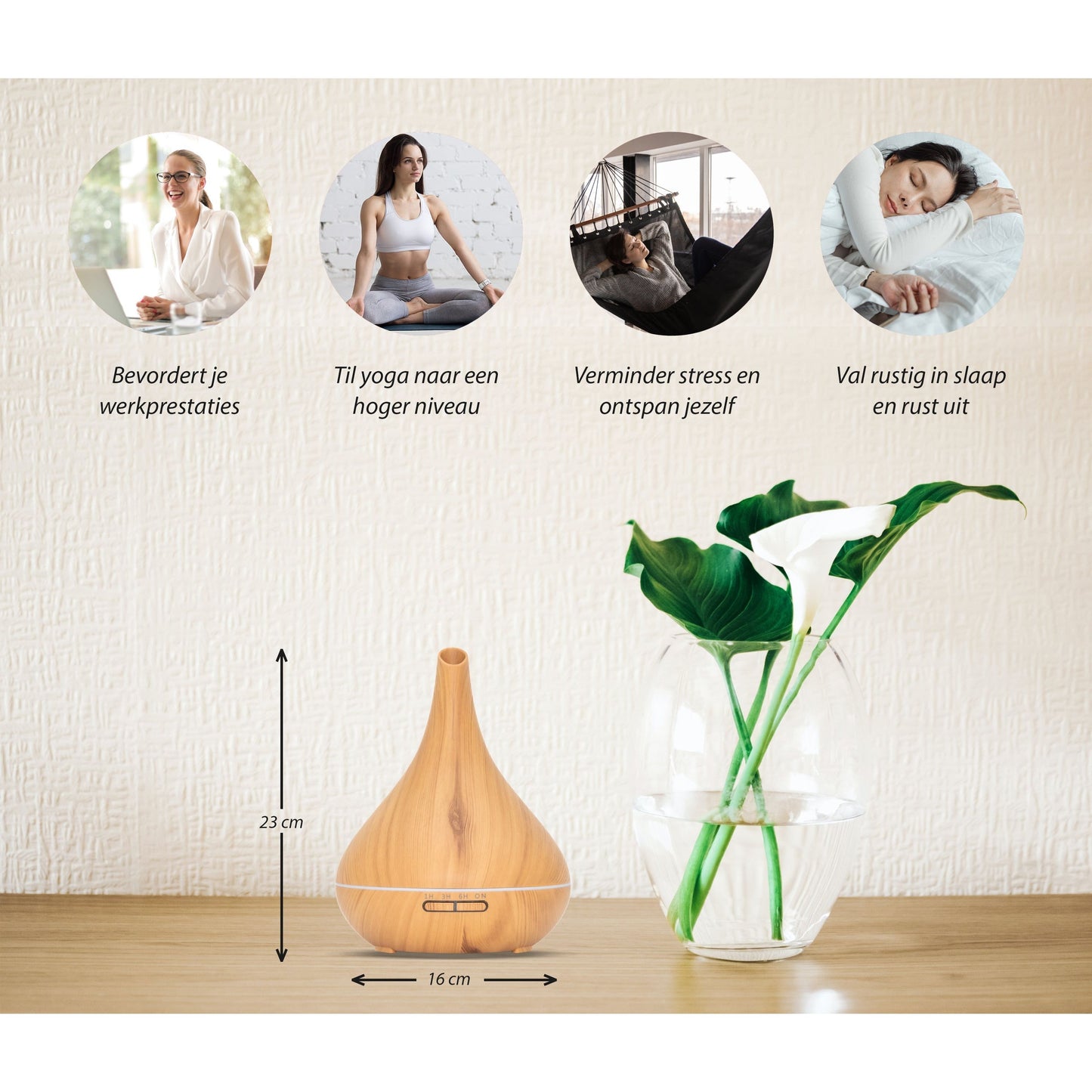 Karma Scent Pro - Licht Hout - Aroma Diffuser